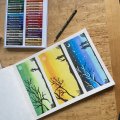 Image client Set de pastels à l'huile - 50 crayons de couleur