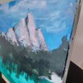 Image client Set de peinture acrylique Campus - Coffret en bois 12 tubes de 100 ml + accessoires