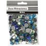Strass - harmonie bleu/vert - Rond - 6+9+12 mm - 360 pcs