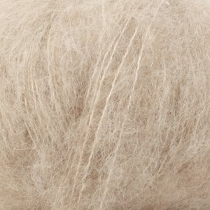 Fil DROPS Brushed Alpaca Silk - 25g - Beige clair (04) Fil DROPS Brushed Alpaca Silk - 25g - Beige clair (04)
