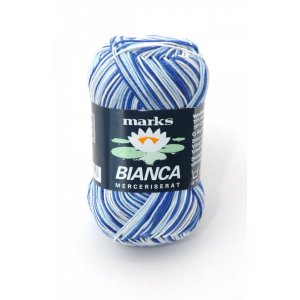 Fil Bianca Ombre - 50g - Bleu/blanc (1535) Fil Bianca Ombre - 50g - Bleu/blanc (1535)