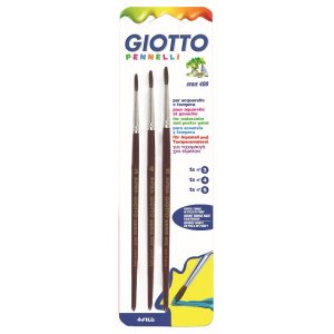 Pinceaux Giotto - Taille 3,4,5 Pinceaux Giotto - Taille 3,4,5