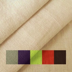 Tissu Lin Barcelone - 140 cm (disponible en 12 choix de couleurs) Tissu Lin Barcelone - 140 cm (disponible en 12 choix de couleurs)