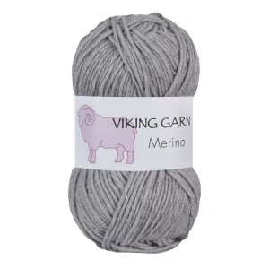 Fil Viking Mérinos 50g - Gris clair (813) Fil Viking Mérinos 50g - Gris clair (813)
