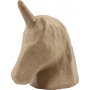 Tte de licorne en papier mch
