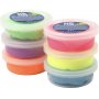 Silk Clay® - couleurs fluo - 6 x 14 g