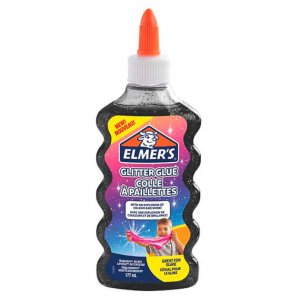Colle Elmer's - 177 ml - Colle pailletée - Noir Colle Elmer's - 177 ml - Colle pailletée - Noir