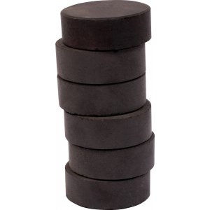 Rondelles de couleur 44 mm - noir - 6 pcs Rondelles de couleur 44 mm - noir - 6 pcs