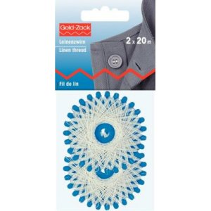 Fil de lin 20m blanc 2 pcs Fil de lin 20m blanc 2 pcs