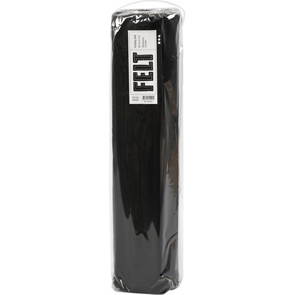 Feutre Hobby - noir - 5 m