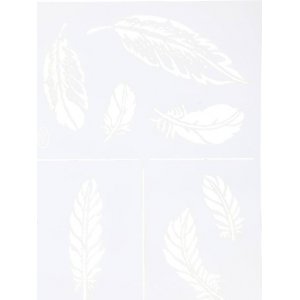 Pochoir - plume - A4 Pochoir - plume - A4