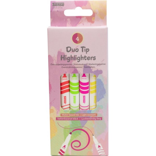 Surligneur Duo Tip 4P
