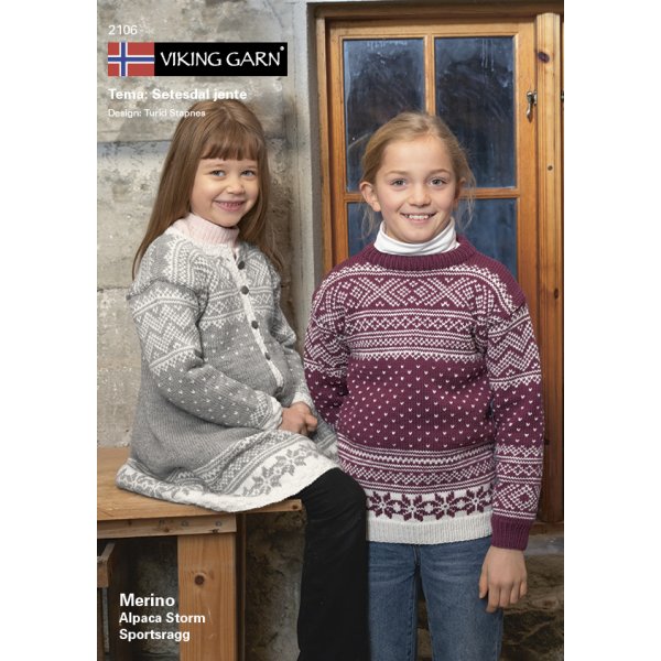 Catalogue de patrons Viking Setesdal Girl (2106) - Mérinos