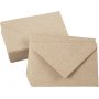 Enveloppe recycle - naturel - 7,8 x 11,5 cm - 50 pcs