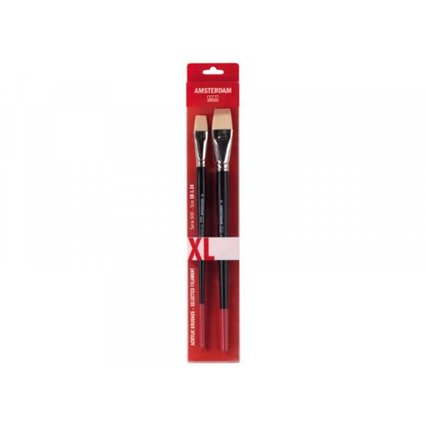 Pinceaux acryliques Amsterdam 600 Poils synthtiques - Set de pinceaux XL