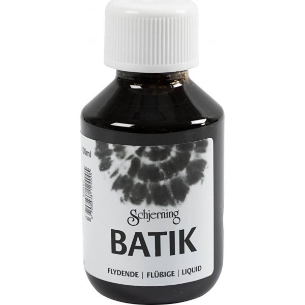 Peinture batik - noir - 100 ml