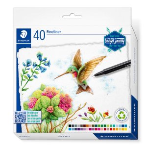 Feutres fins Triplus, couleurs assorties - Lot de 40 Feutres fins Triplus, couleurs assorties - Lot de 40