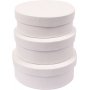 Bote en papier ovale 3 tailles diffrentes