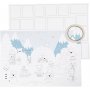 Calendrier de Nol en carton - 30 pcs