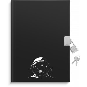 Agenda avec serrure - Noir Agenda avec serrure - Noir