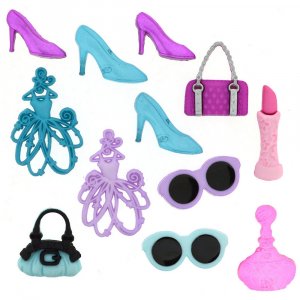 Boutons multicolores 17x15 - 20x32 mm - Faisons du shopping Boutons multicolores 17x15 - 20x32 mm - Faisons du shopping