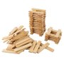 Tuiles en bois à construire 200 pcs - Couleur bois Tuiles en bois à construire 200 pcs - Couleur bois