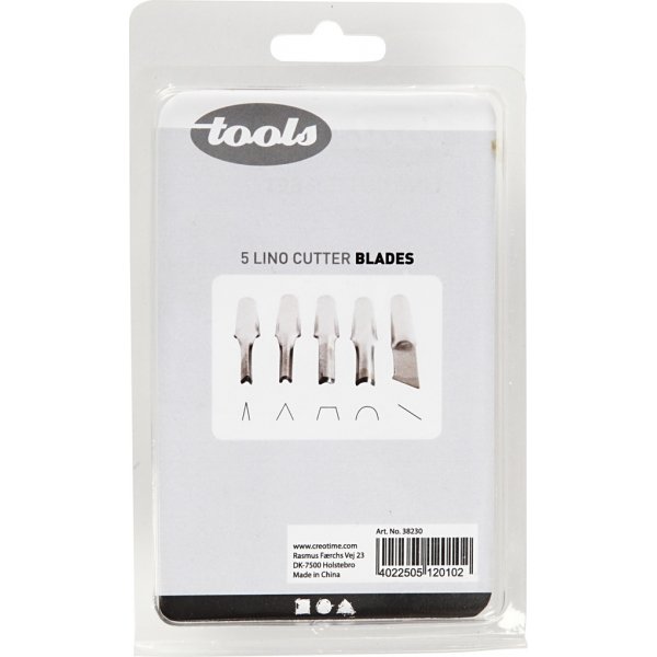 Outils pour l'impression sur linoléum - 5 feuilles Outils pour l'impression sur linoléum - 5 feuilles