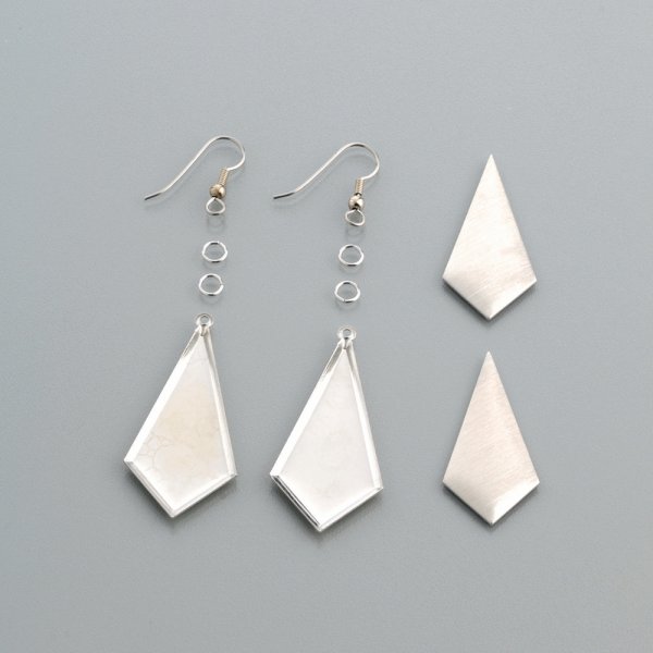 Boucles d'oreilles  modeler 1 paire