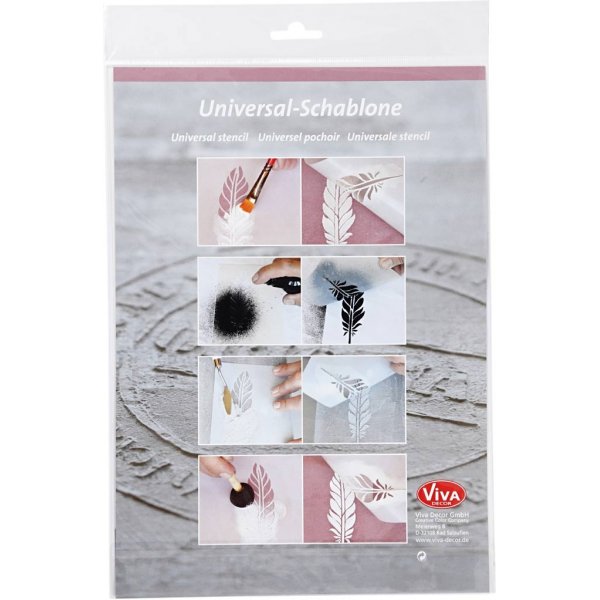 Pochoir - fleurs - A4