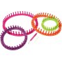 Anneaux  tricoter ronds avec aiguilles et crochets - 4 pcs