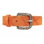 Ceinture pour femme en cuir de vachette à motif croco Ceinture pour femme en cuir de vachette à motif croco