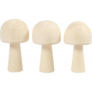 Éponge en bois - D2,9 cm - H5,2 cm - 3 pcs Éponge en bois - D2,9 cm - H5,2 cm - 3 pcs