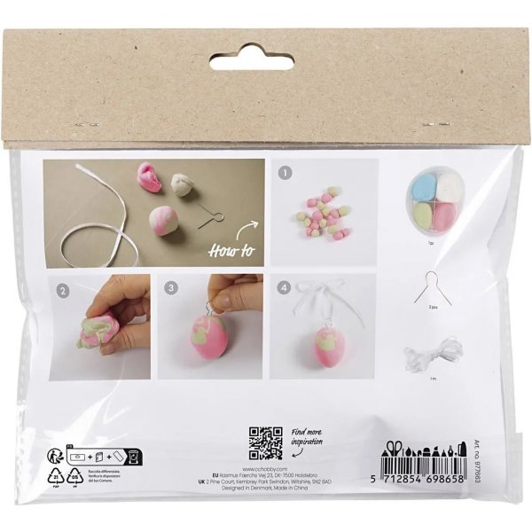 Mini Kit DIY Modelage, Oeufs Marbrs