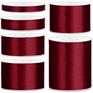 Ruban de satin - Bordeaux - 25 m