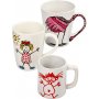 Set de matriel pour dcorer des tasses - blanc
