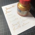 Image client Encre de calligraphie W&N 30ml - Or (métallique) Encre Dip