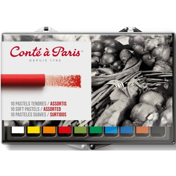 Pastel sec "Soft" Cont  Paris - 10 crayons