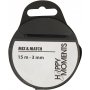 Ruban satin - noir - B3 mm - 15 m