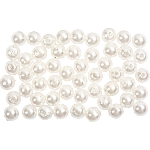 Perles de cire - nacre - 5 mm - 100 pcs