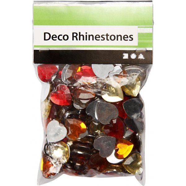 Strass - harmonie rouge - 6+10+14 mm - 252 pcs Strass - harmonie rouge - 6+10+14 mm - 252 pcs