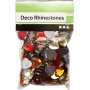 Strass - harmonie rouge - 6+10+14 mm - 252 pcs