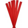 Bandes toiles - rouge - 11,5 cm - 100 bandes
