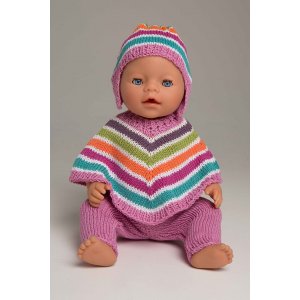 Patron tricot - Poncho, pantalon et bonnet Patron tricot - Poncho, pantalon et bonnet