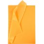 Papier de soie - jaune - 50 x 70 cm - 14 g -10 feuilles