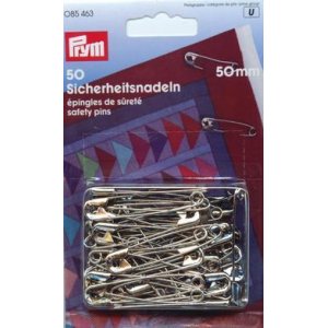 Épingles de sûreté Non. couleur argent 1,0x50 mm 50 pièces Épingles de sûreté Non. couleur argent 1,0x50 mm 50 pièces