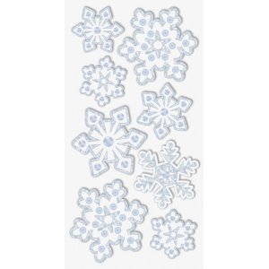 Mélange d'autocollants - Cristaux de glace Mélange d'autocollants - Cristaux de glace