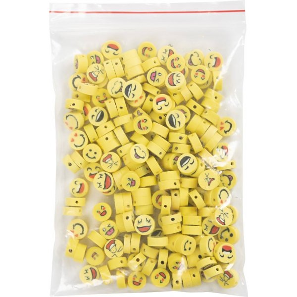 Perles figurines - Smiley - 200 pcs