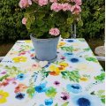 Image client Toile cirée Fleurs aquarelles