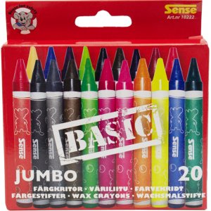 Crayons de couleur Basic Mini Jumbo 20-P Crayons de couleur Basic Mini Jumbo 20-P