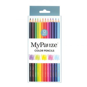 Crayons de couleur fins 17 cm Ø 7 mm FSC 100 % - Lot de 12 Crayons de couleur fins 17 cm Ø 7 mm FSC 100 % - Lot de 12
